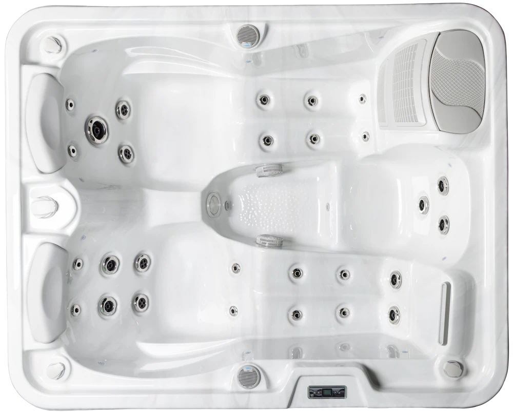 Fraser River Sterling Silver Hot Tub by Spa Solutions