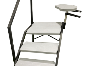 Hot Tub Spa Steps With Drinks Table