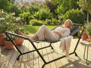 Outdoor Hammock with Stand, Freestanding Hammock with Side Pocket