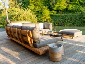 Sorrento Teak Wood Family Garden Furniture Set