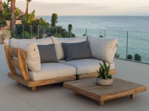 Sorrento Teak Wood Sofa Set